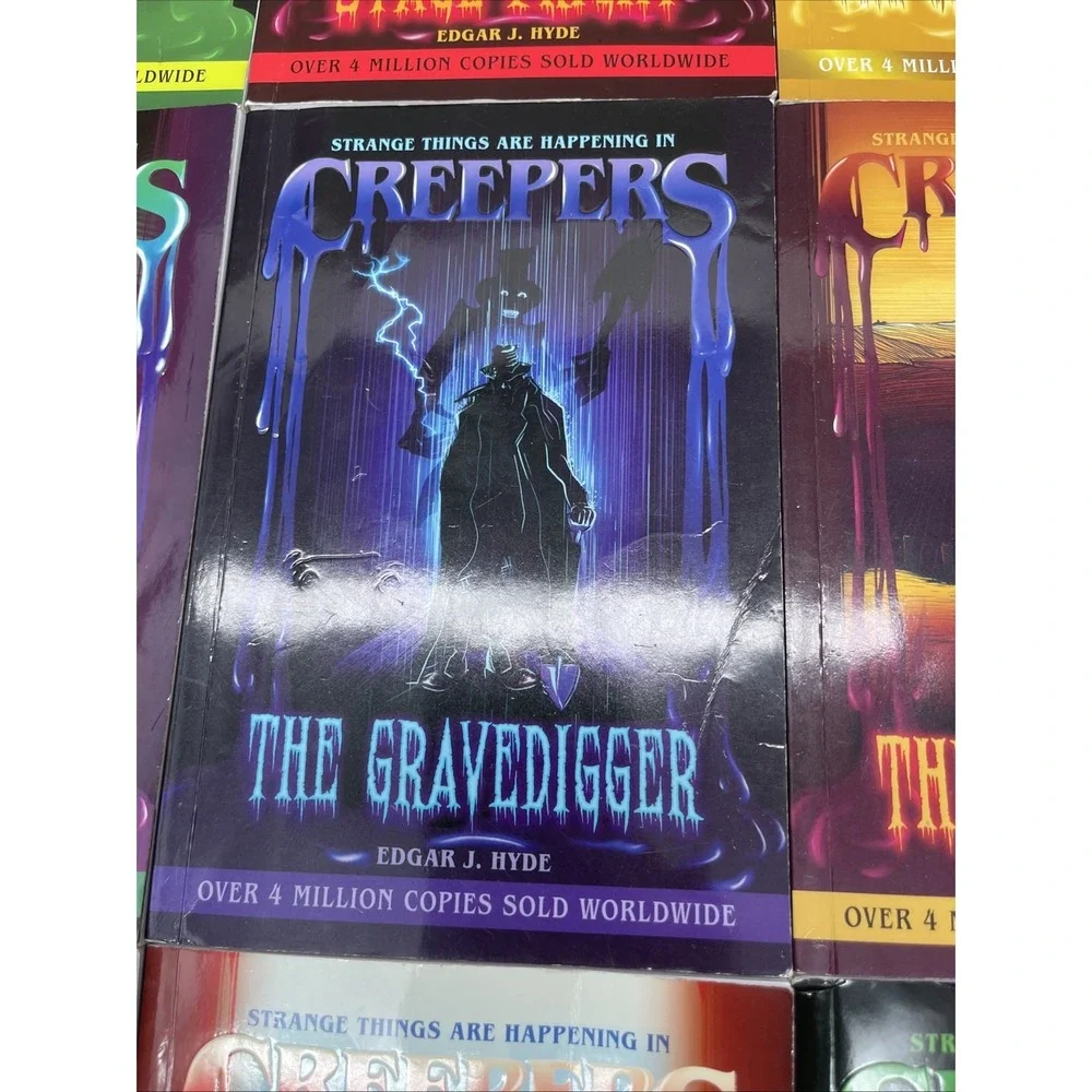 Strange Things are Happening in Creepers Young Horror Book Lot - 9 Edgar J Hyde